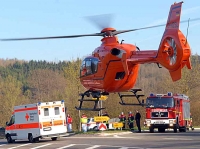 Am 14. März kam es bei Breuna zu einem Verkehrsunfall - eine Frau aus Volkmarsen musste mit dem Rettungshubschrauber in das Kasseler Klinikum geflogen werden.  